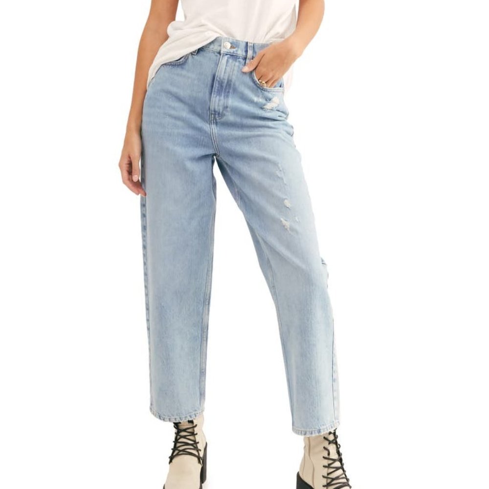 NWT Free People Frank Dad Jeans 27